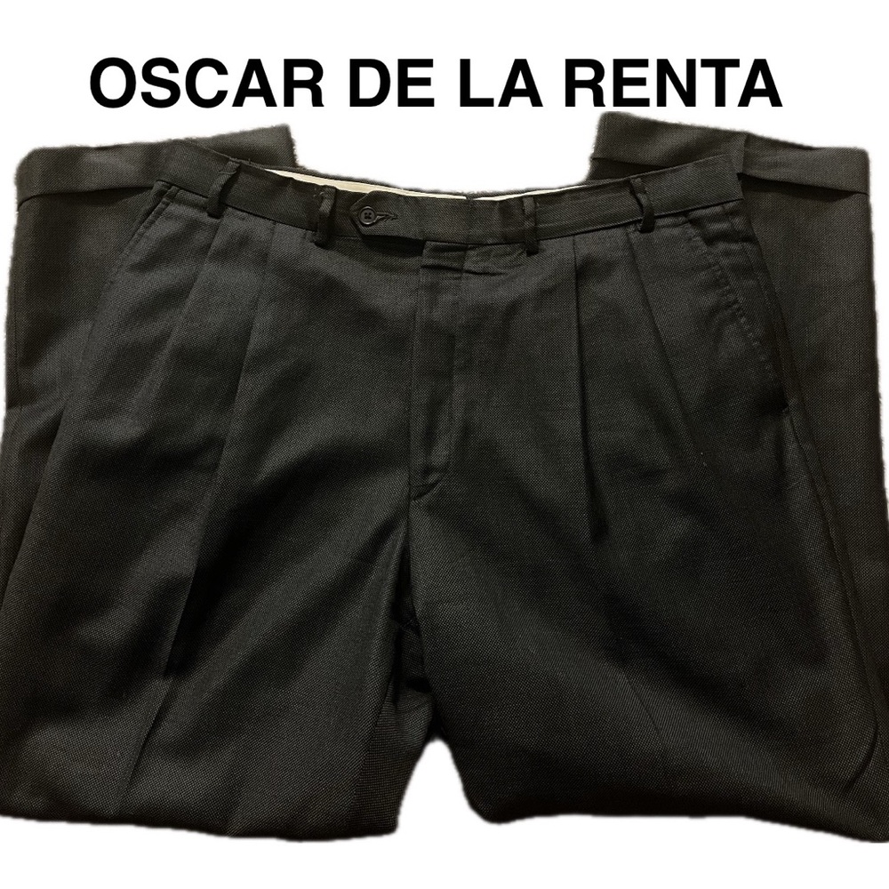 Oscar De La Renta Pants Gray 38